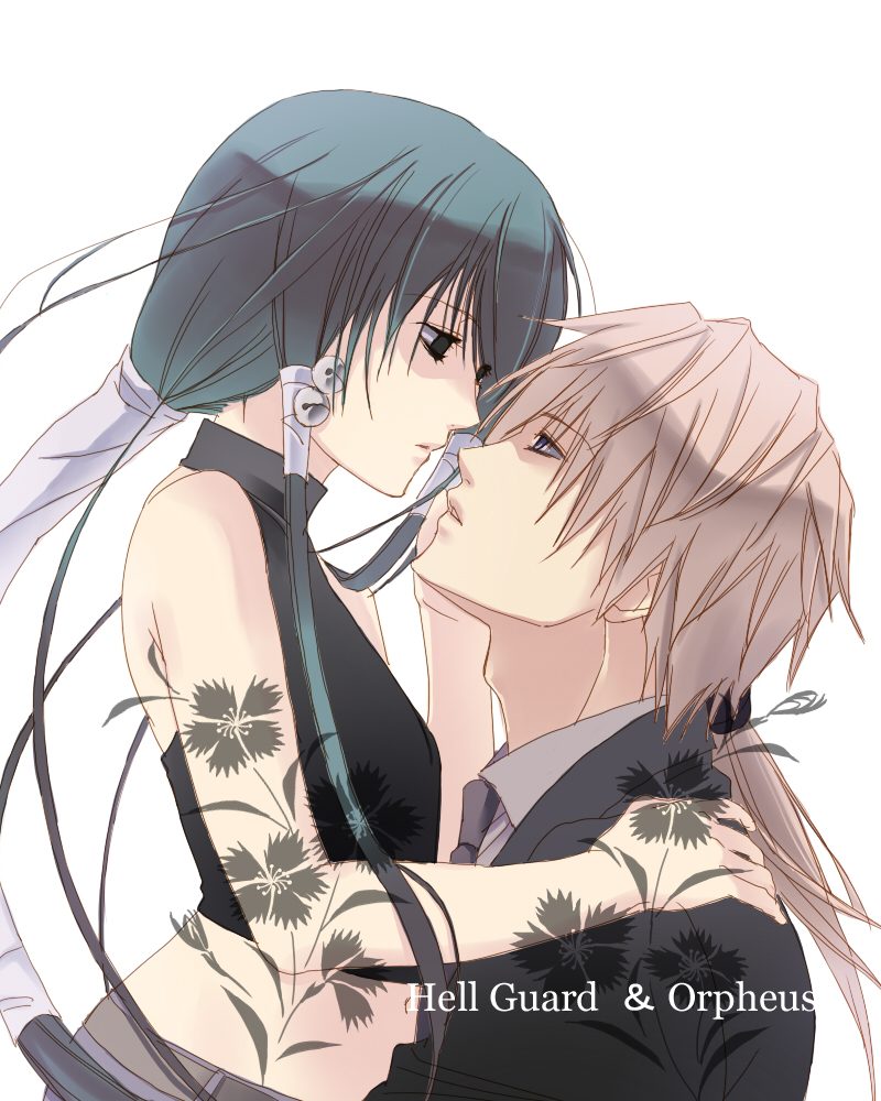 fuuchouin kazuki and uryuu toshiki (getbackers) drawn by hirai_chika