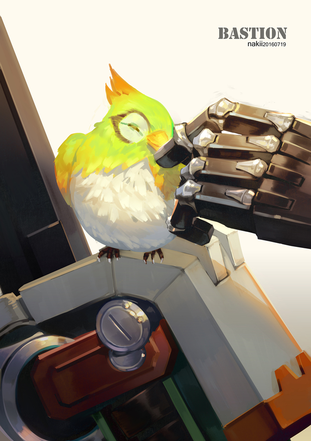 bastion and ganymede (overwatch and 1 more) drawn by nakii