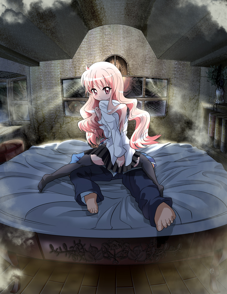 louise francoise le blanc de la valliere and hiraga saito (zero no tsukaima) drawn by murakami_shuugo