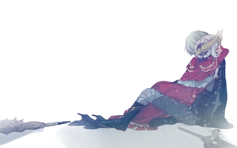edelgard von hresvelg and male byleth (fire emblem and 1 more) drawn by nodufe