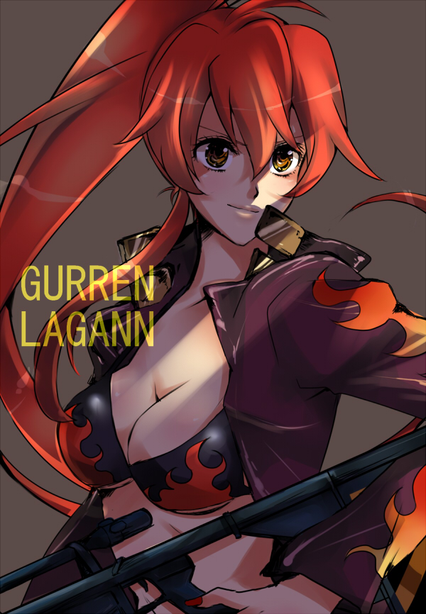 yoko littner (tengen toppa gurren lagann) drawn by kiui