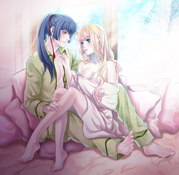 sheryl nome and saotome alto (macross and 1 more) drawn by tamari_(flawless)