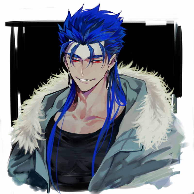 cu chulainn (fate and 1 more) drawn by tatsuta_age