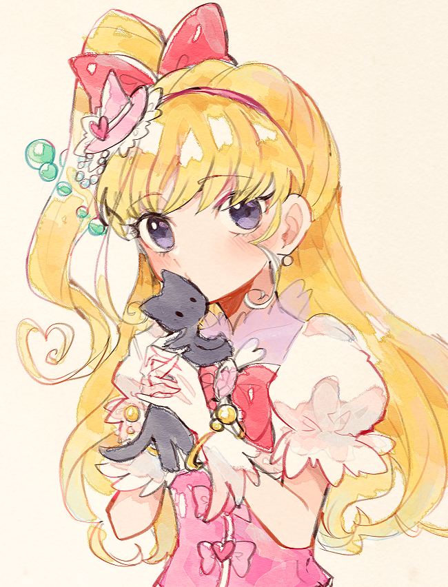 asahina mirai and cure miracle (precure and 1 more) drawn by itomugi-kun