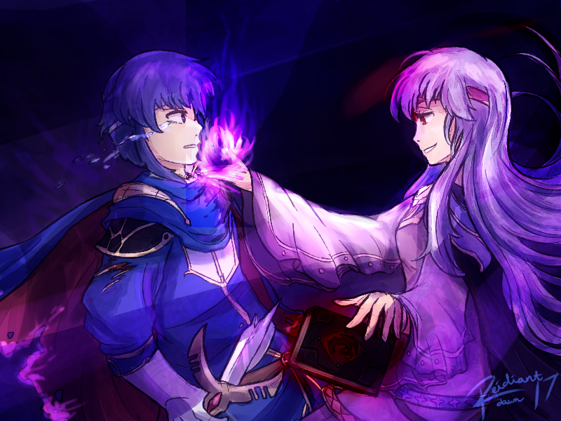 seliph and julia (fire emblem and 1 more) drawn by reidiantdawn