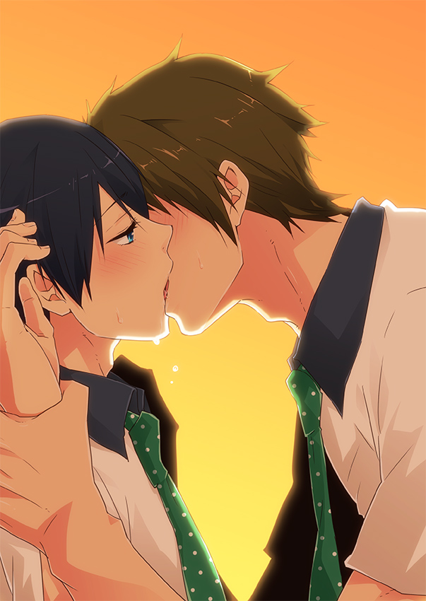 tachibana makoto and nanase haruka (free!) drawn by hato_yu-ki