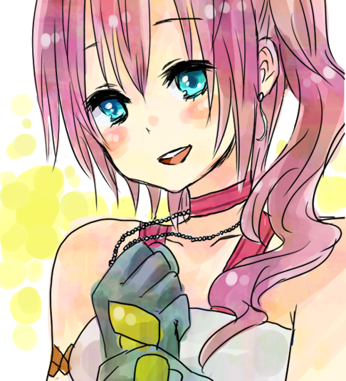 serah farron (final fantasy and 2 more) drawn by uver32