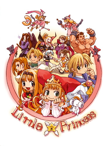 kururu, crea rosenqueen, nyanko, ledgem, cello, and 9 more (marl kingdom and 2 more) drawn by ryoji_(nomura_ryouji)