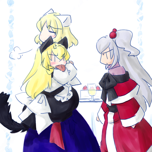 kirisame marisa, alice margatroid, and shinki (touhou) drawn by nayahund