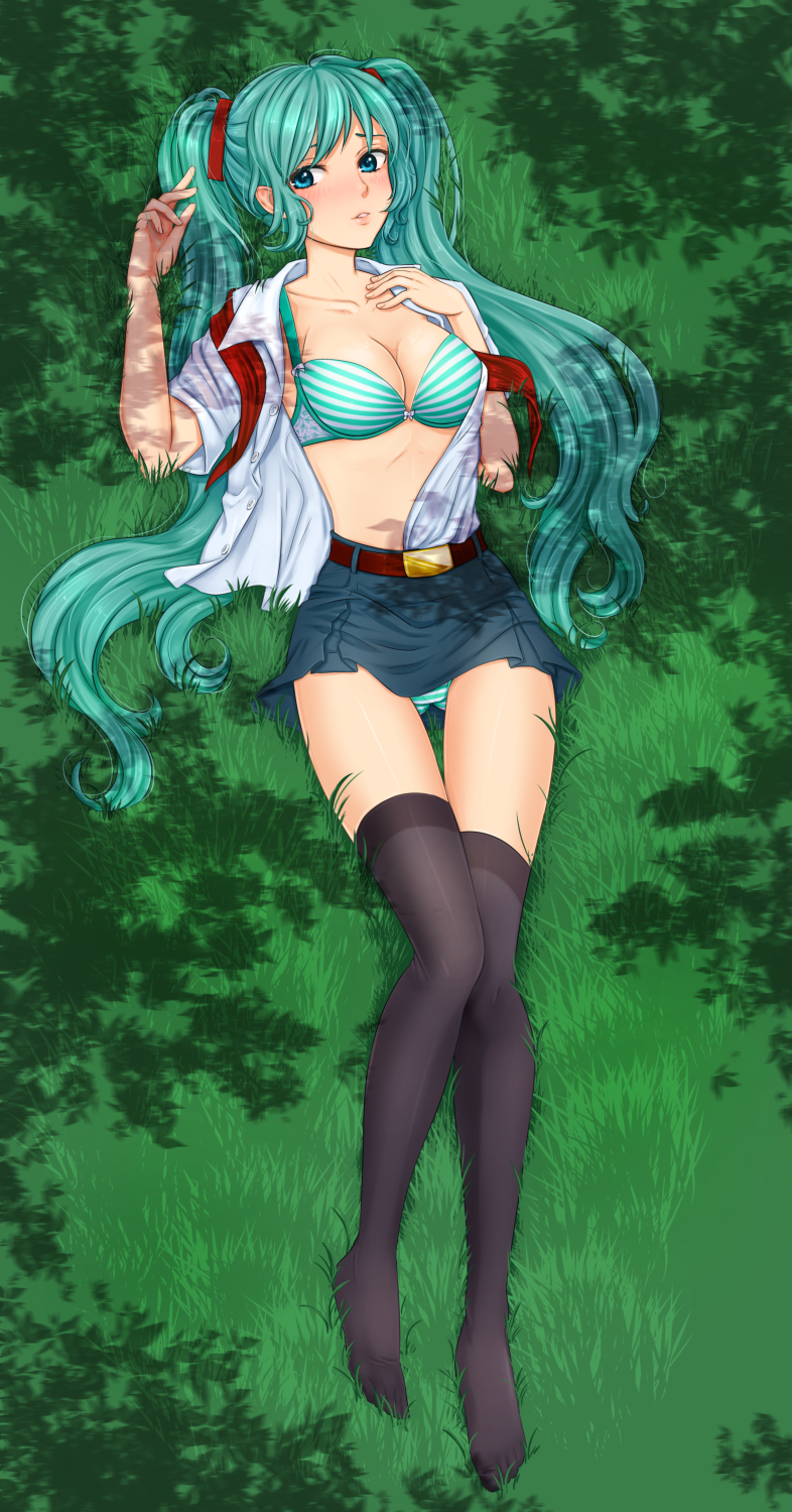 hatsune miku (vocaloid and 1 more) drawn by orika_nekoi