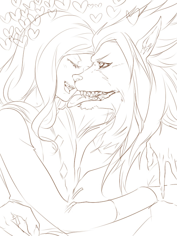 vanfeny vamp and garushaa wolfein (inazuma eleven and 2 more) drawn by zuwai_kani
