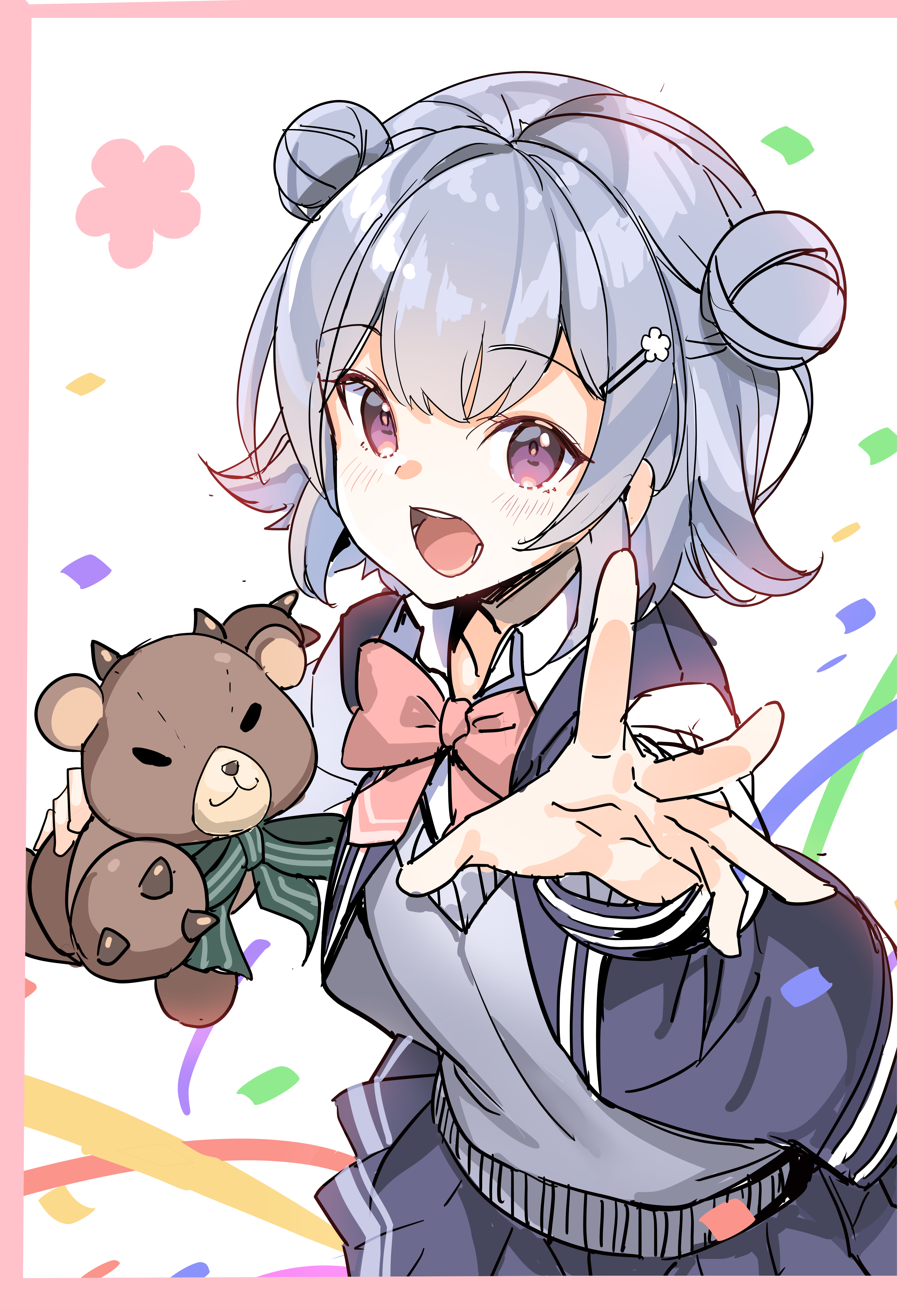 koharu rikka and lakiston (synthesizer v and 1 more) drawn