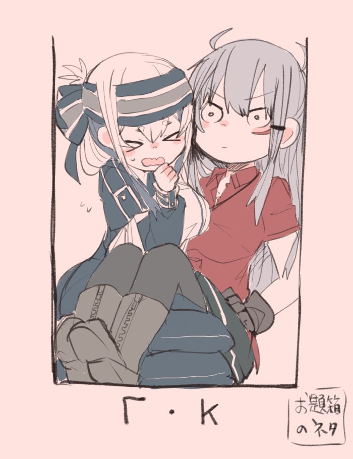 gangut, kamoi, and kamoi kai bo (kantai collection) drawn by itomugi-kun