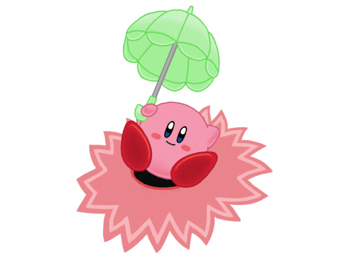 kazami yuuka and kirby (touhou and 1 more)