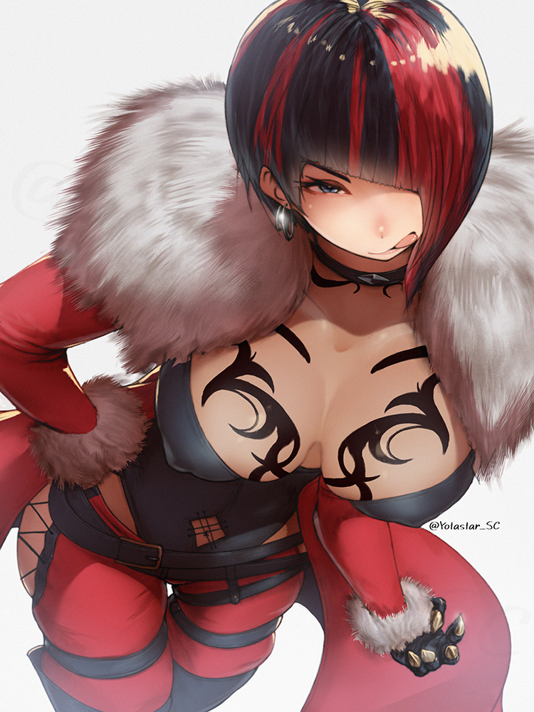 anna williams (tekken and 1 more) drawn by yotastar
