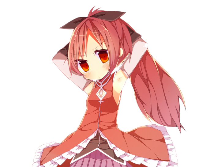 sakura kyoko (mahou shoujo madoka magica) drawn by yatani_row