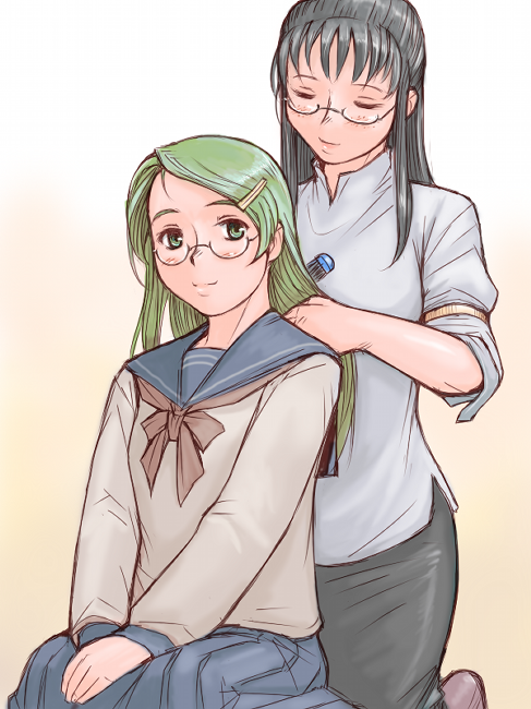 kanaria and kusabue mitsu (rozen maiden) drawn by tsuda_nanafushi