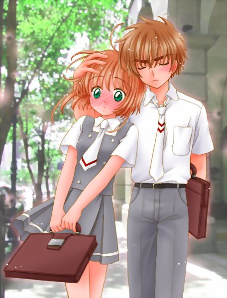 kinomoto sakura and li syaoran (cardcaptor sakura and 1 more)