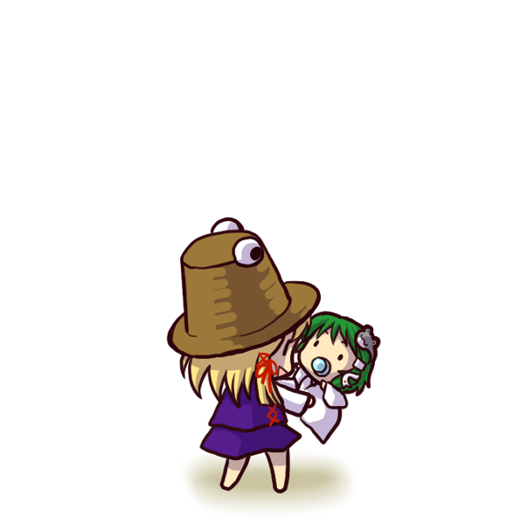 kochiya sanae and moriya suwako (touhou) drawn by socha