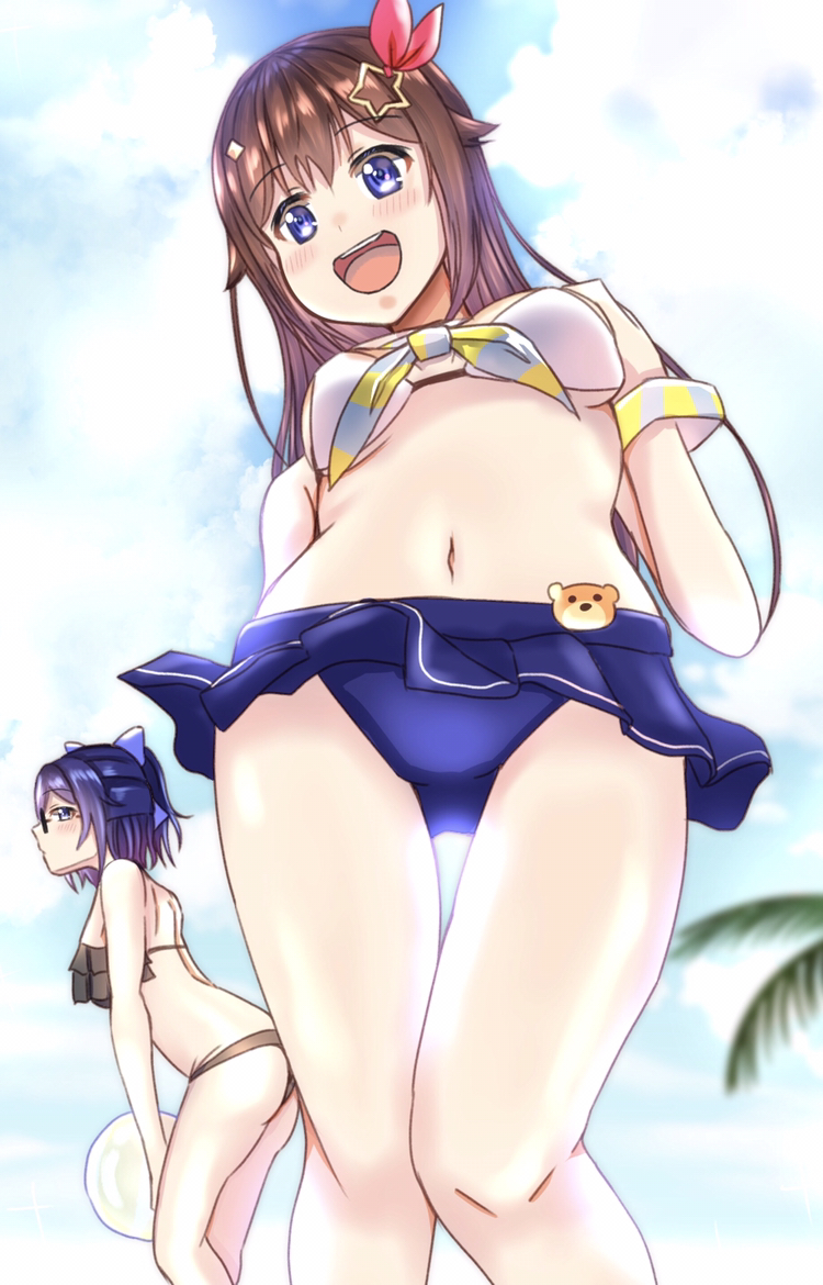 tokino sora, a-chan, and ankimo (hololive) drawn by nootomo