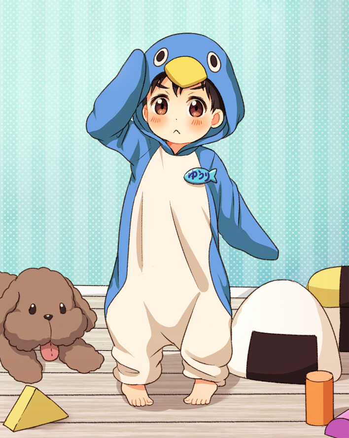 katsuki yuuri and vicchan (yuri!!! on ice) drawn by twc_(p-towaco)