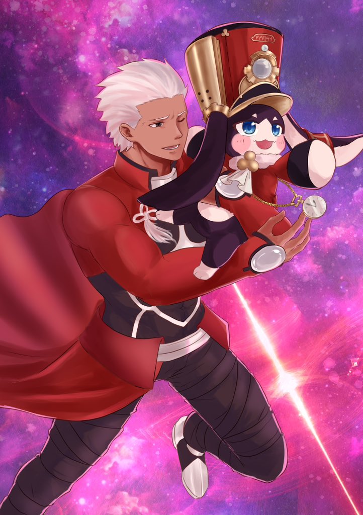archer and pom-pom (fate and 3 more) drawn by yuyulisakura