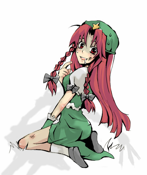izayoi sakuya and hong meiling (touhou) drawn by asana