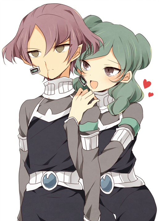 beta and alpha (inazuma eleven and 2 more) drawn by uramakaron