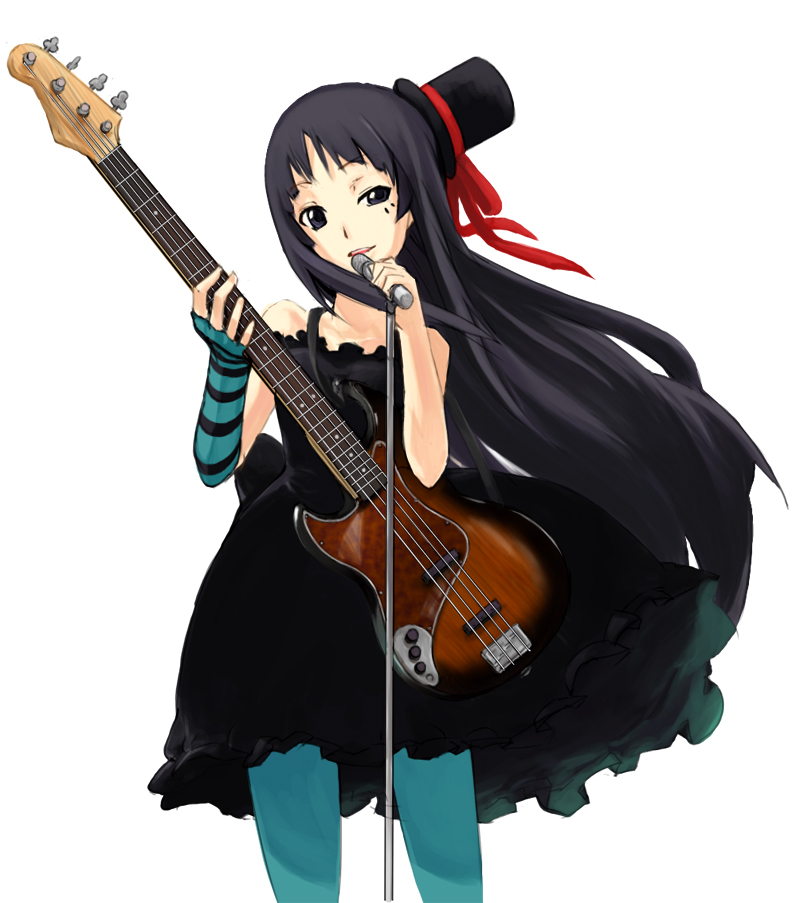 akiyama mio (k-on!) drawn by jiji_(wander_plug)
