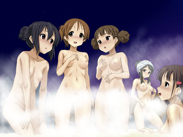 nakano azusa, hirasawa ui, suzuki jun, and azusa's friend (k-on!) drawn by kotobuki_hajime