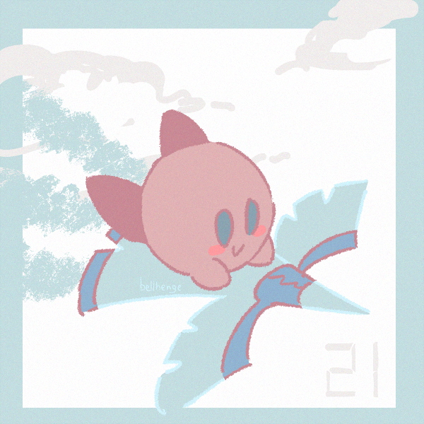 kirby (kirby and 1 more) drawn by bellhenge