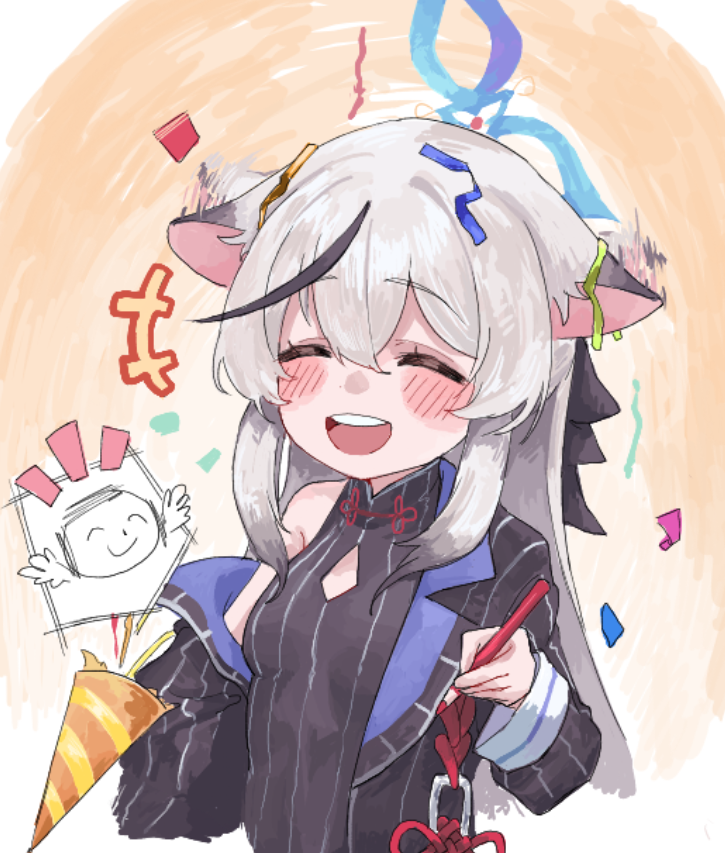 sensei, doodle sensei, and kokona (blue archive) drawn by shimeji_take
