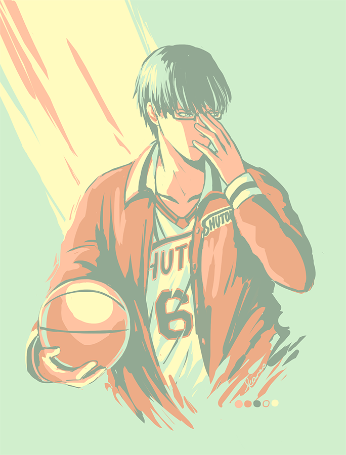 midorima shintarou (kuroko no basuke) drawn by kamille_areopagita