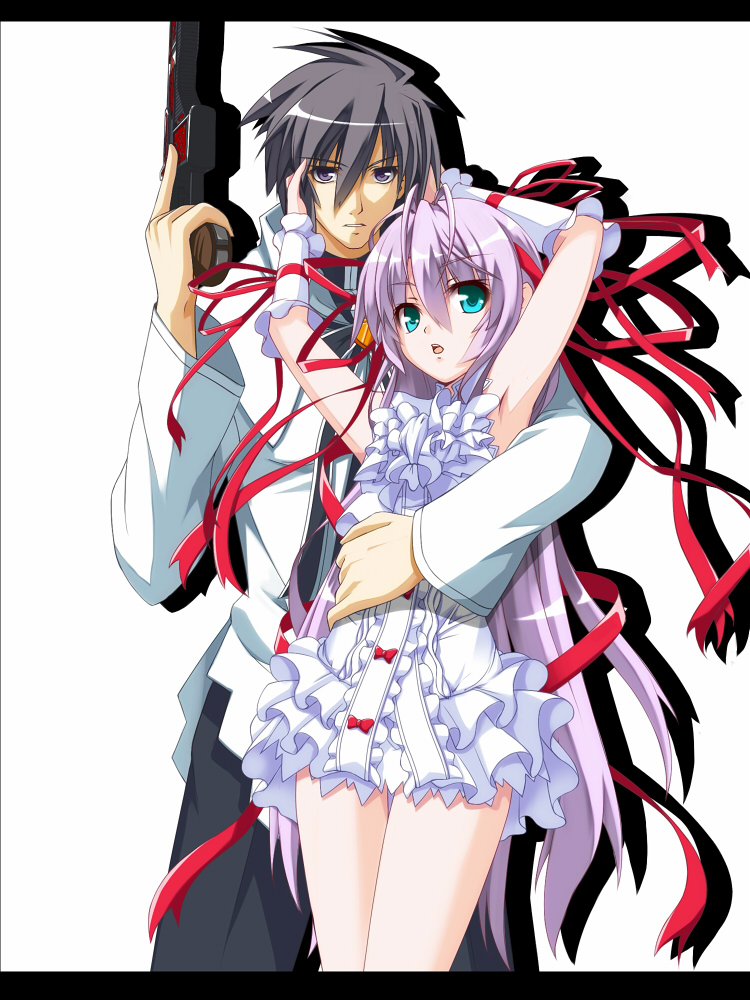 al azif and daijuuji kurou (demonbane) drawn by choco_la_tea