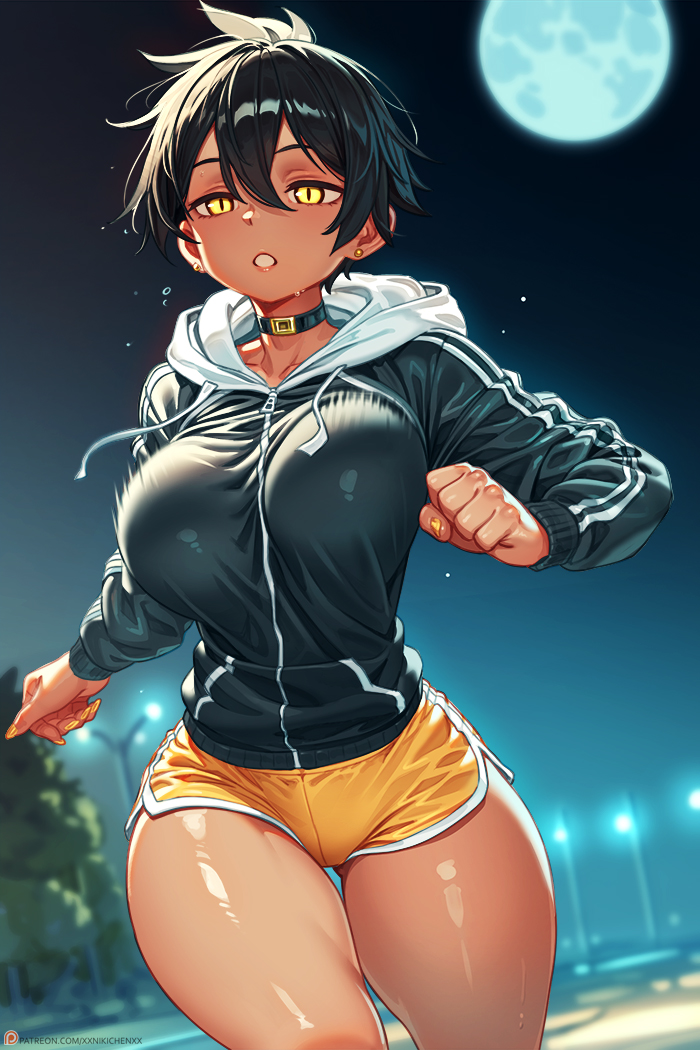 kurobe natsumi (senpai ga uzai kouhai no hanashi) drawn by nikichen