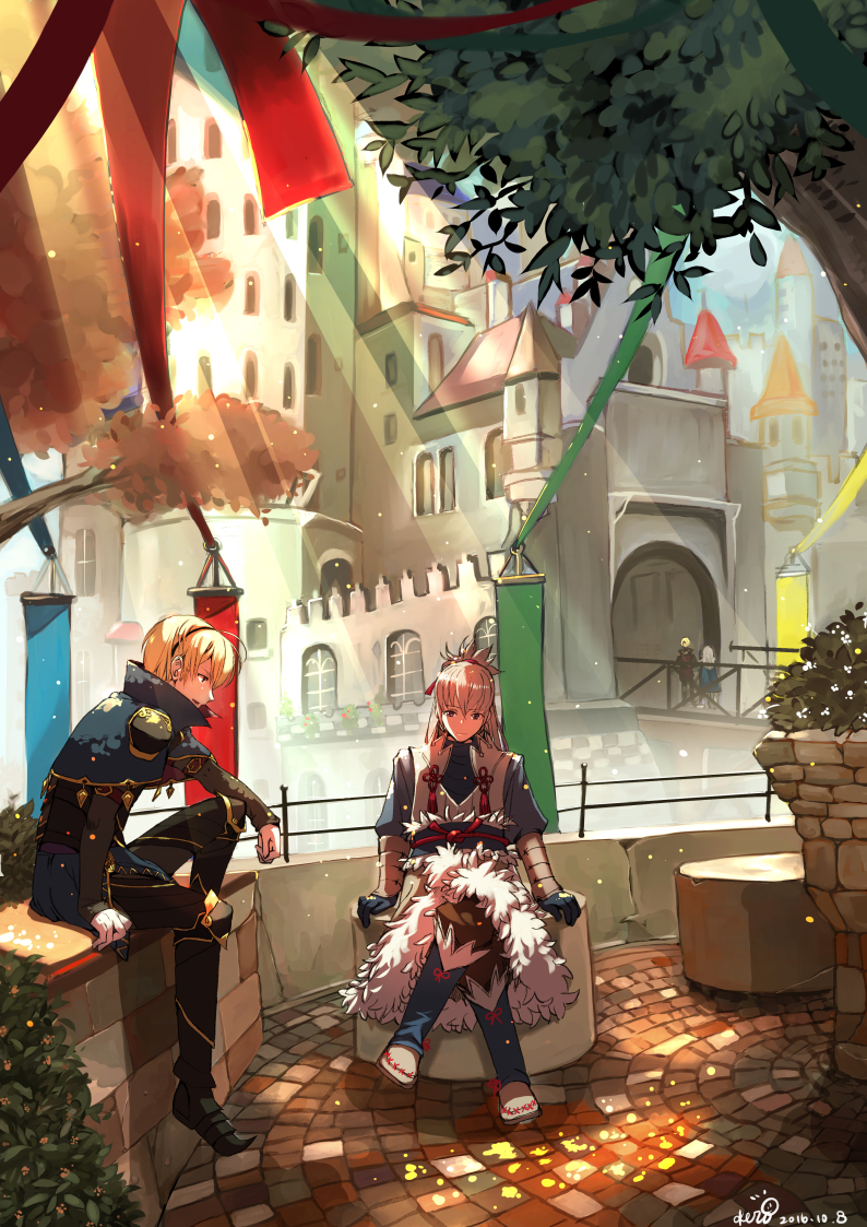 female corrin, takumi, leo, and xander (fire emblem and 1 more) drawn by kero_sweet