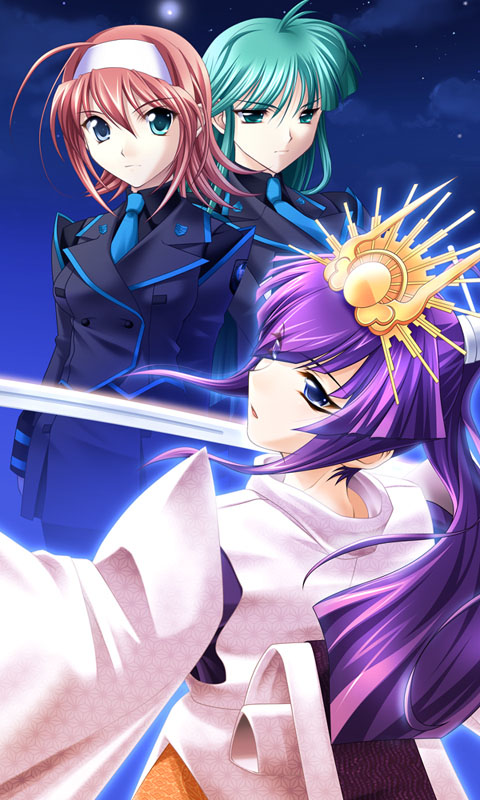 suzumiya akane, koubuin yuuhi, and tsukuyomi mana (muv-luv and 1 more) drawn by aizawa_kotarou