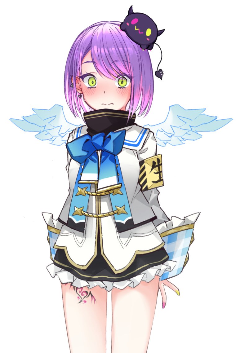 tokoyami towa, amane kanata, and bibi (hololive) drawn by tenbin_gashira