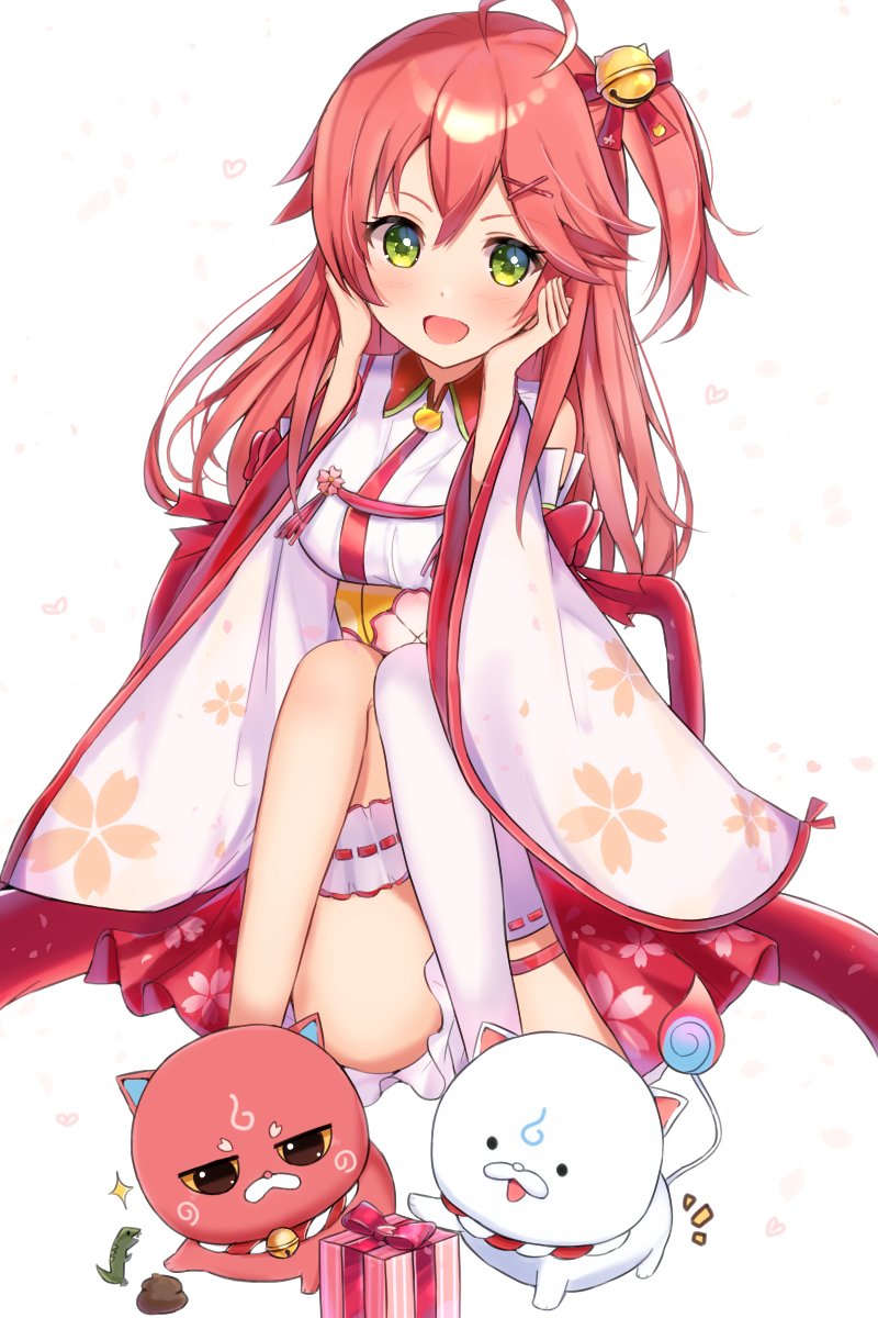 sakura miko, 35p, and kintoki (hololive) drawn by mi_taro333
