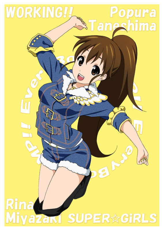 taneshima popura (working!! and 1 more) drawn by fukuoka_katsumi