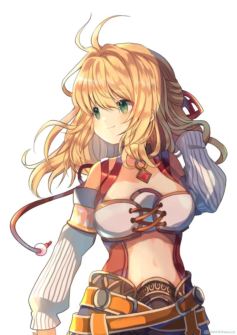 fiora (xenoblade chronicles and 1 more) drawn by marekamico