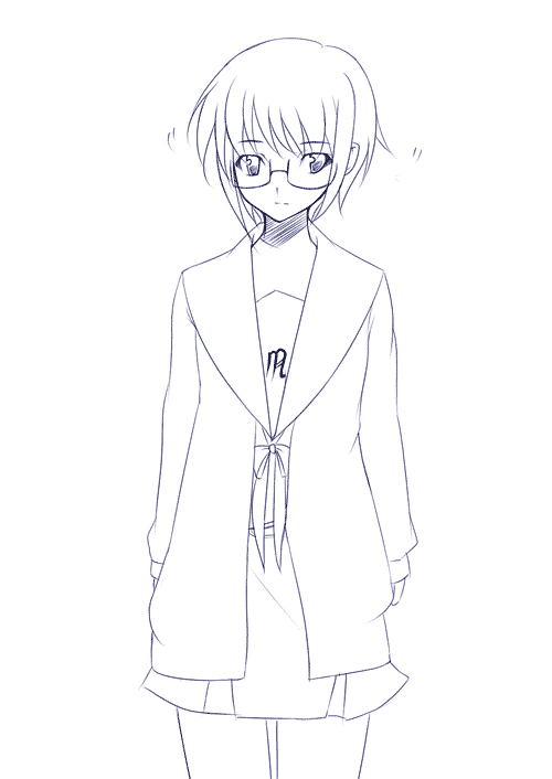 nagato yuki (suzumiya haruhi no yuuutsu) drawn by nakamura_kusata