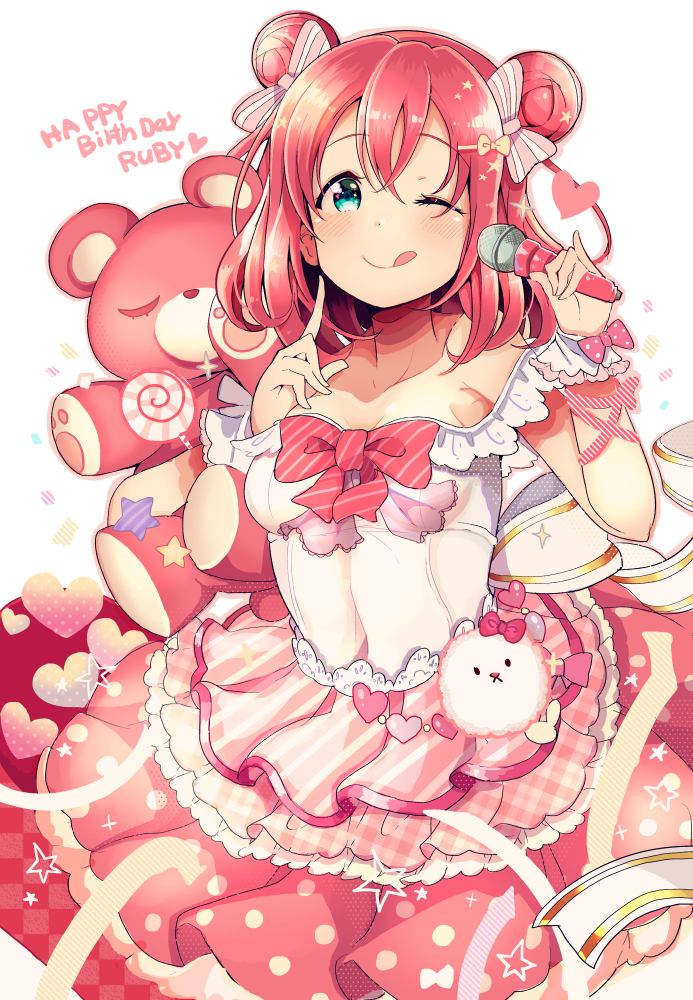 kurosawa ruby (love live! and 1 more) drawn by kuzu_kow