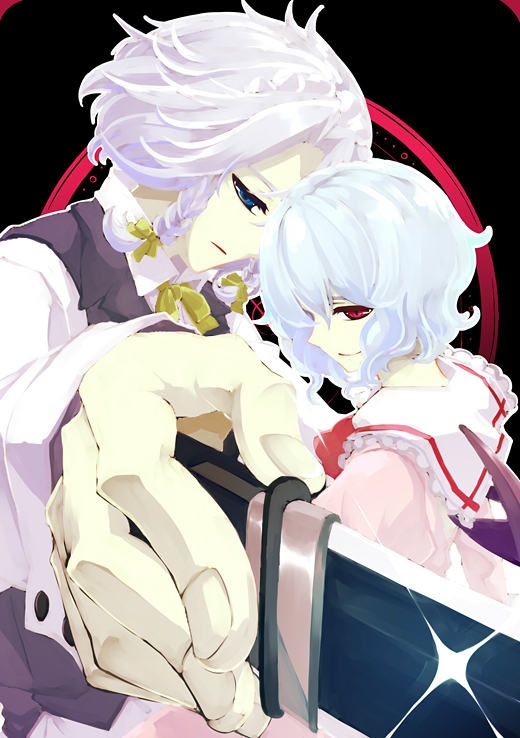 remilia scarlet and izayoi sakuya (touhou) drawn by sakuraba_yuuki