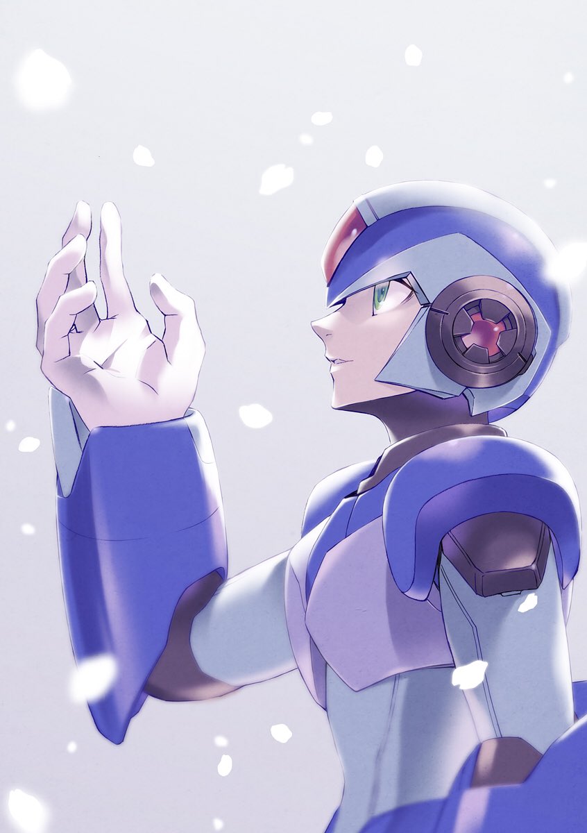 x (mega man and 1 more) drawn by fujino_yuuki