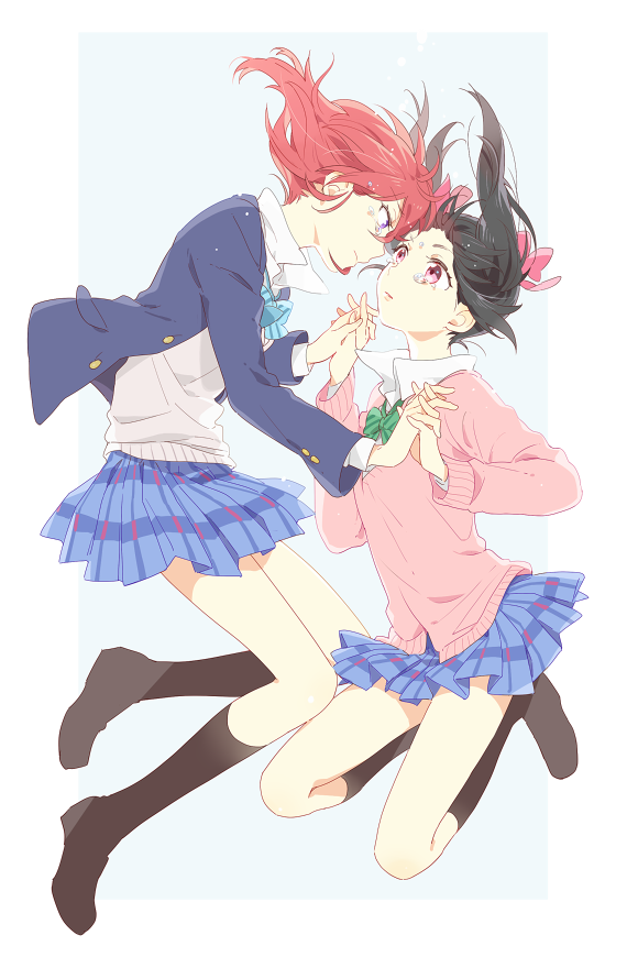 nishikino maki and yazawa nico (love live! and 1 more) drawn by karuha