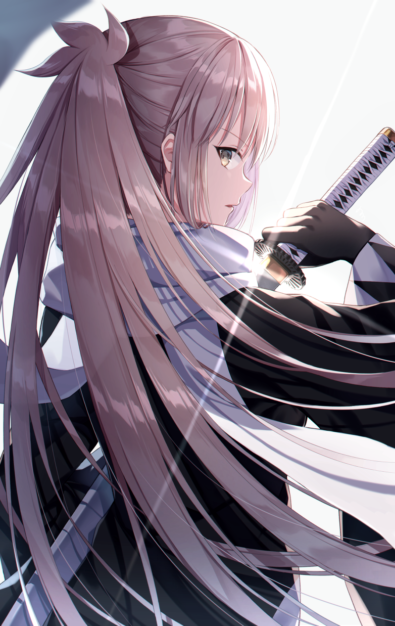 okita souji and okita j. souji (fate and 2 more) drawn by nonono_(nononotea)