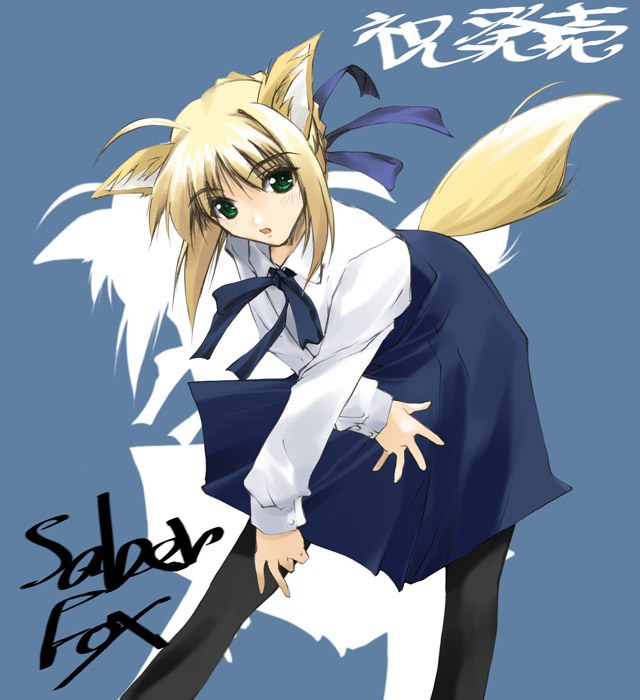 artoria pendragon and saber (fate and 1 more) drawn by nagare_hyougo