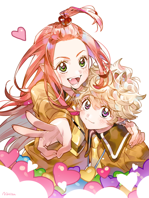 chocolat meilleure and vanilla mieux (sugar sugar rune) drawn by nishita