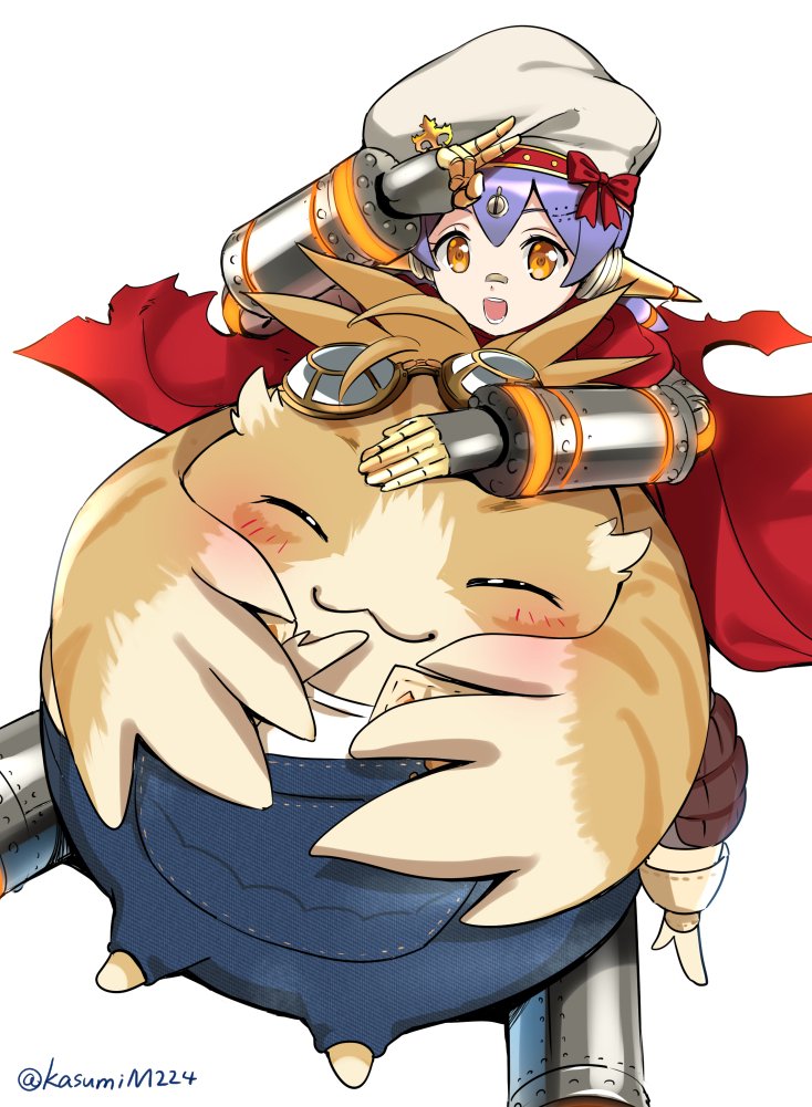 poppi, tora, and poppi alpha (xenoblade chronicles and 1 more) drawn by taromarun